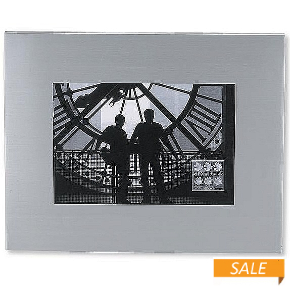 Silver GREENWICH wide frame by Sixtrees® Picture Frames, Photo Albums