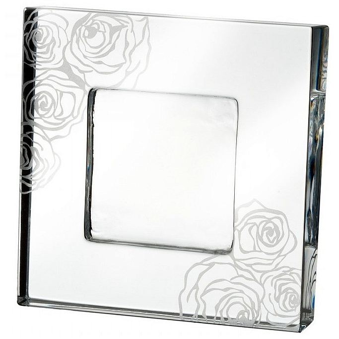 SUNDAY ROSE CRYSTAL 4x4 frame by Monique Lhuillier for Waterford