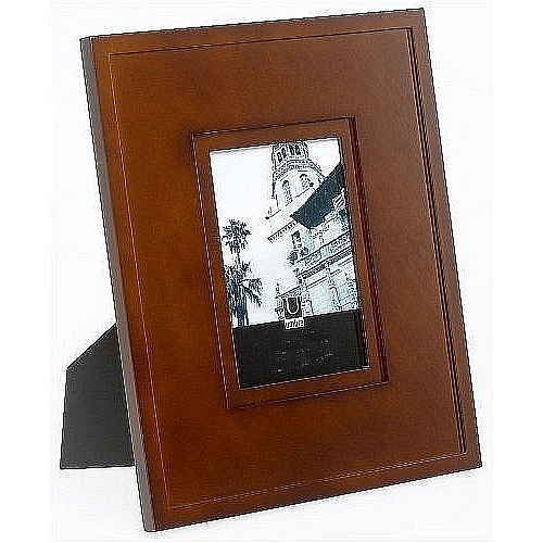 Walnut ridged SERA WALL 8x10 by Umbra Picture Frames, Photo Albums